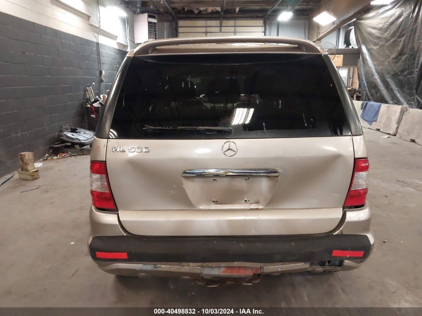 4JGAB75E72A352903 2002 Mercedes-Benz Ml 500