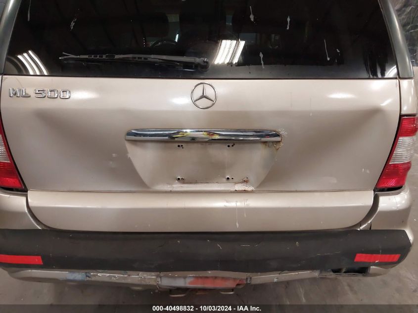 4JGAB75E72A352903 2002 Mercedes-Benz Ml 500