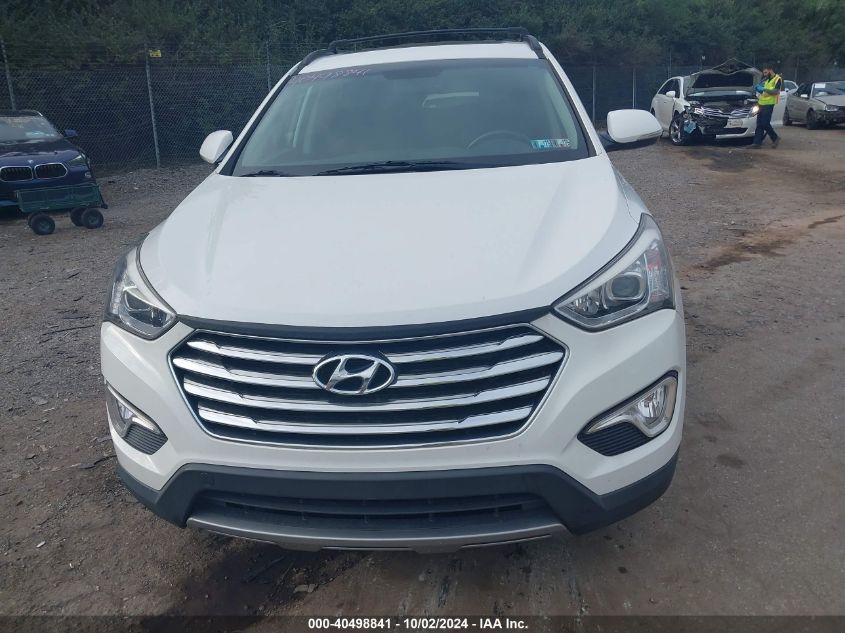 2016 Hyundai Santa Fe Se VIN: KM8SNDHF7GU136554 Lot: 40498841