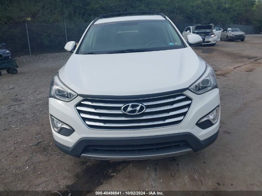 2016 Hyundai Santa Fe Se VIN: KM8SNDHF7GU136554 Lot: 40498841