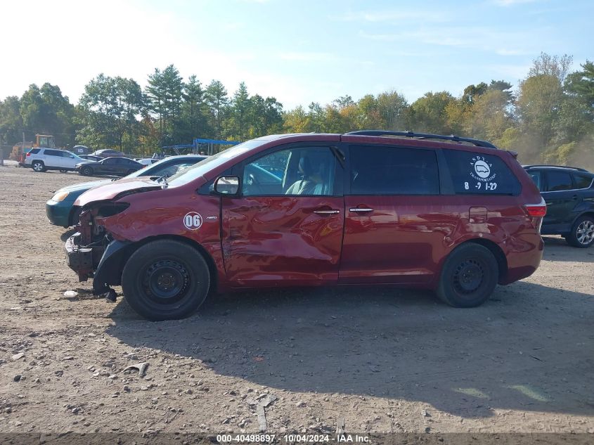 2017 Toyota Sienna Limited Premium 7 Passenger VIN: 5TDDZ3DC8HS161797 Lot: 40498897