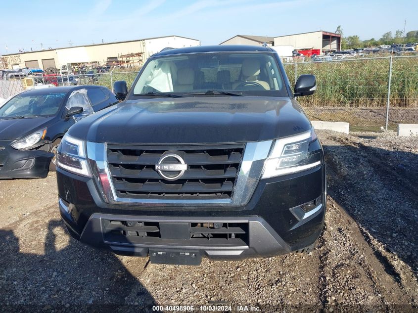 2021 Nissan Armada Sv 4Wd VIN: JN8AY2AD4M9660204 Lot: 40498906