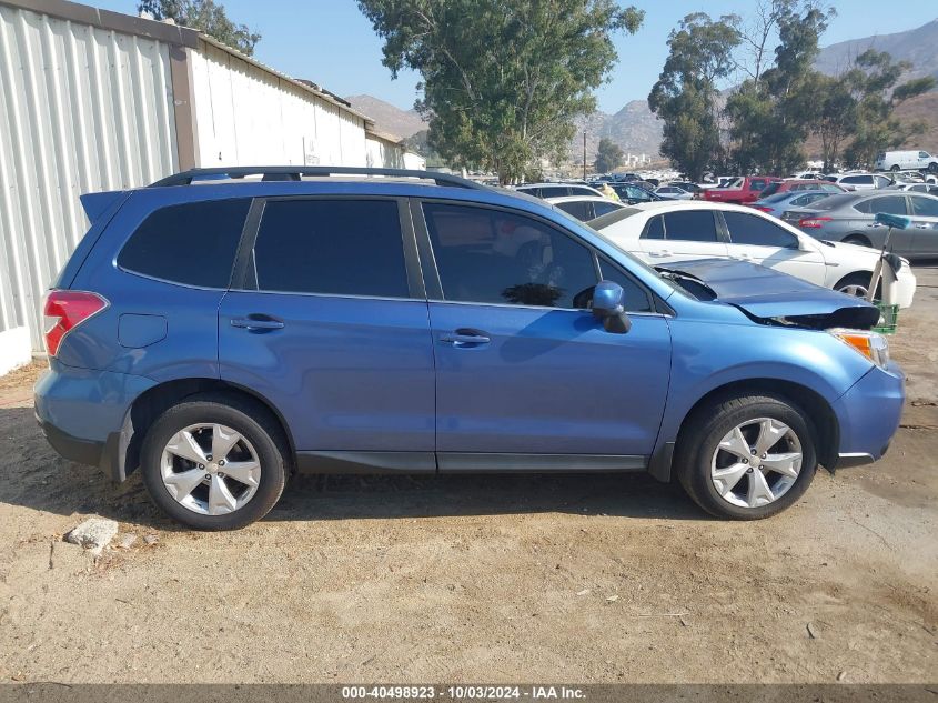 2016 Subaru Forester 2.5I Limited VIN: JF2SJAKC5GH564162 Lot: 40498923