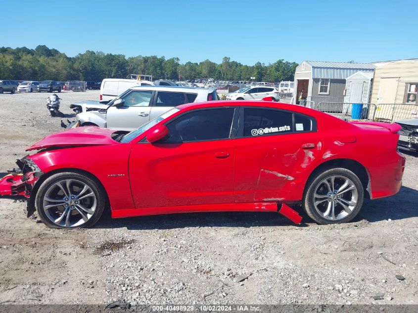 2021 Dodge Charger R/T Rwd VIN: 2C3CDXCT9MH592102 Lot: 40498929