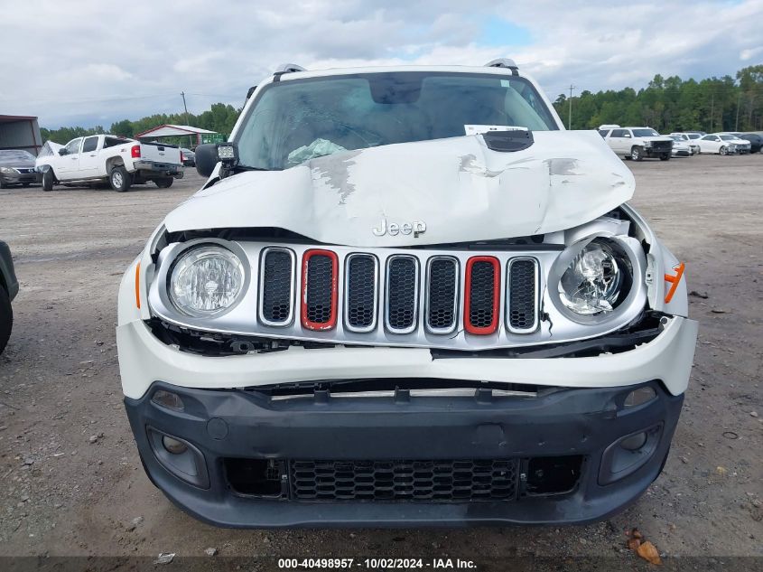 2017 Jeep Renegade Limited Fwd VIN: ZACCJADB9HPE93517 Lot: 40498957