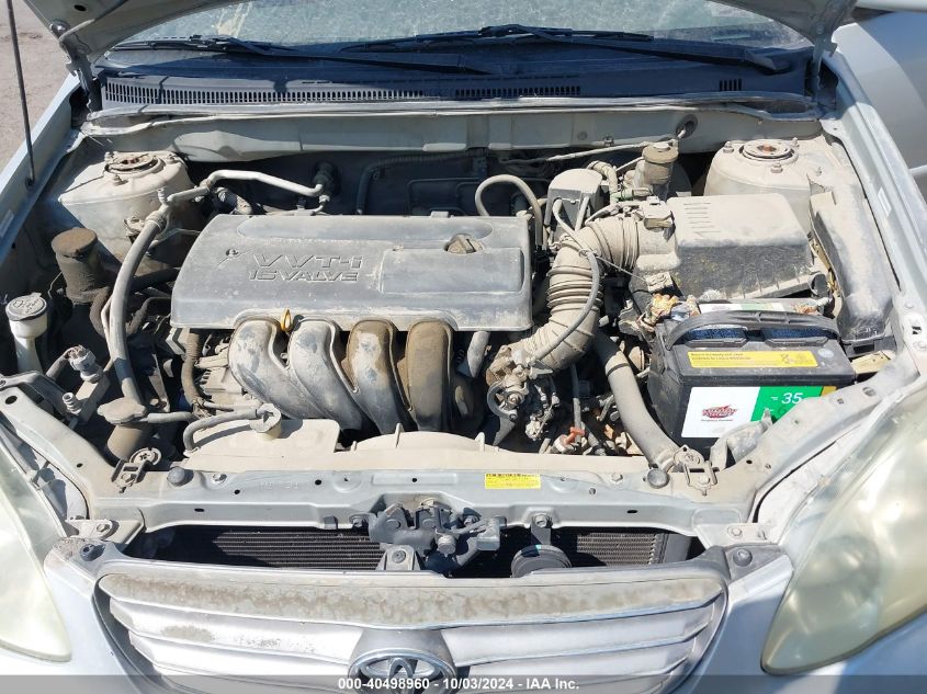 2004 Toyota Corolla Le VIN: 1NXBR32E44Z324121 Lot: 40498960