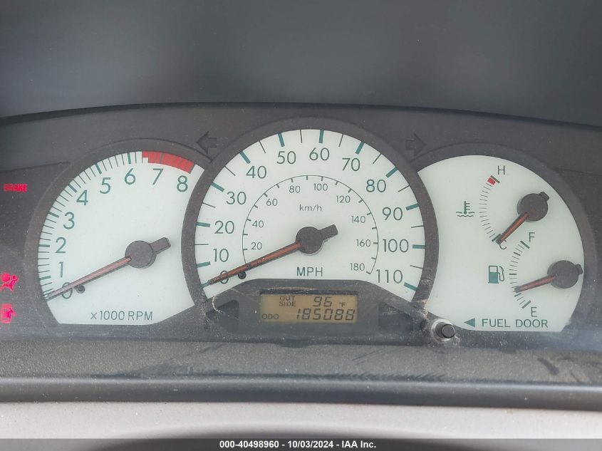 2004 Toyota Corolla Le VIN: 1NXBR32E44Z324121 Lot: 40498960