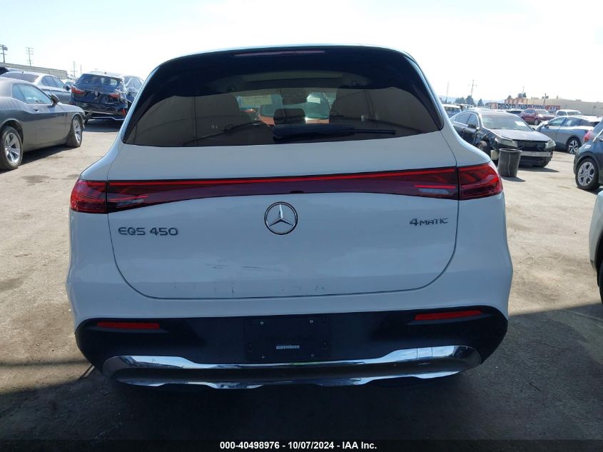 4JGDM2EB9PA019545 2023 Mercedes-Benz Eqs 450 Suv 4Matic