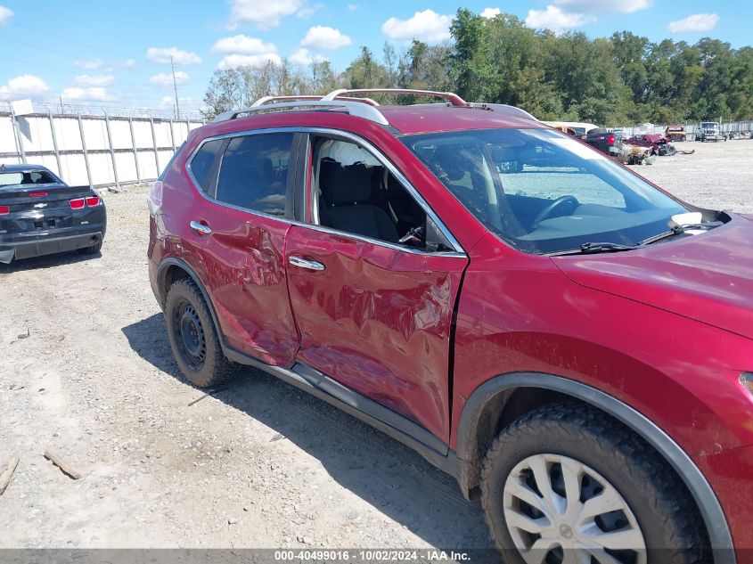 2016 Nissan Rogue S VIN: KNMAT2MV1GP678240 Lot: 40499016