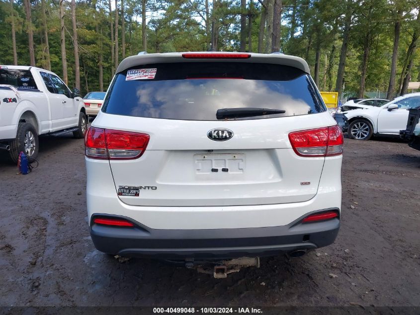 5XYPG4A34GG135772 2016 Kia Sorento 2.4L Lx