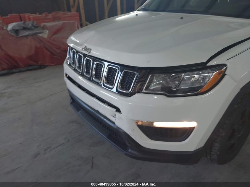 2018 Jeep Compass Sport Fwd VIN: 3C4NJCAB3JT124059 Lot: 40499055