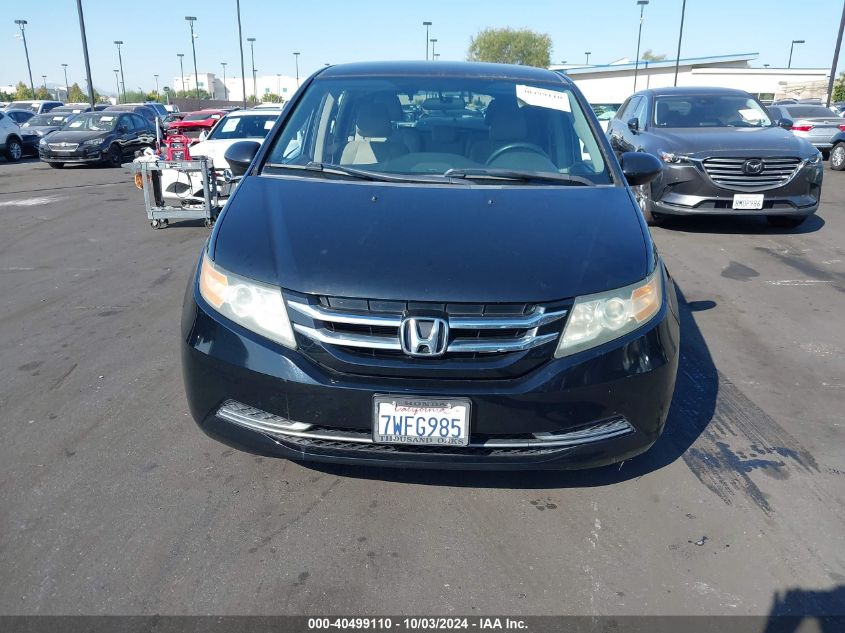 2014 Honda Odyssey Ex VIN: 5FNRL5H40EB076538 Lot: 40499110