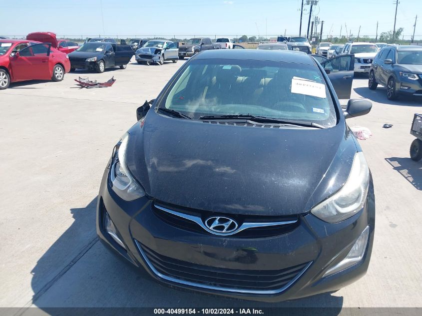 2016 Hyundai Elantra Se VIN: 5NPDH4AE6GH741570 Lot: 40499154