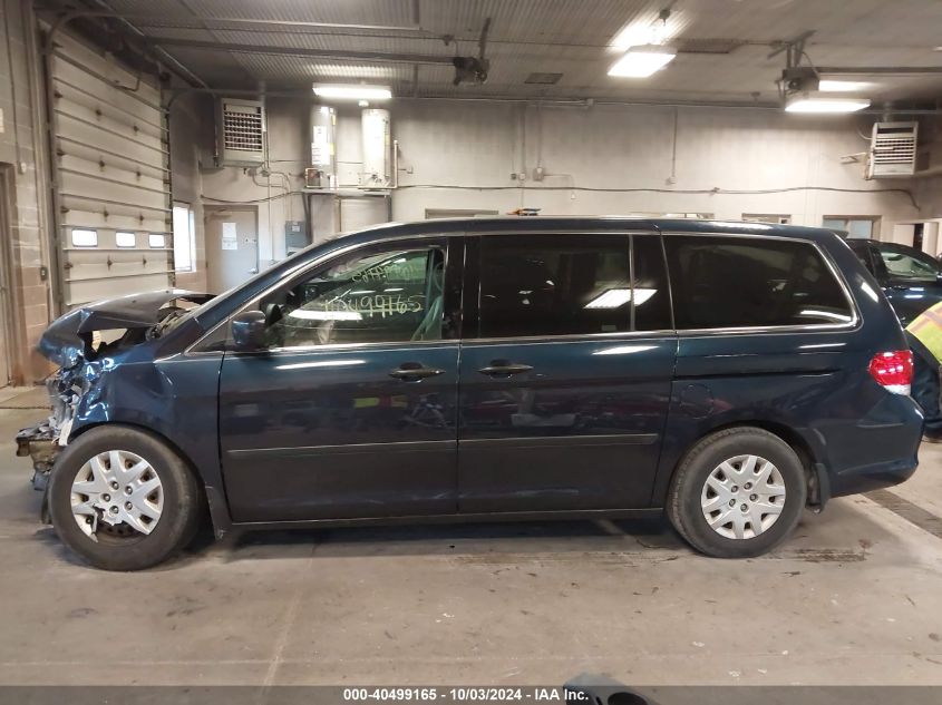 2009 Honda Odyssey Lx VIN: 5FNRL38289B042503 Lot: 40499165