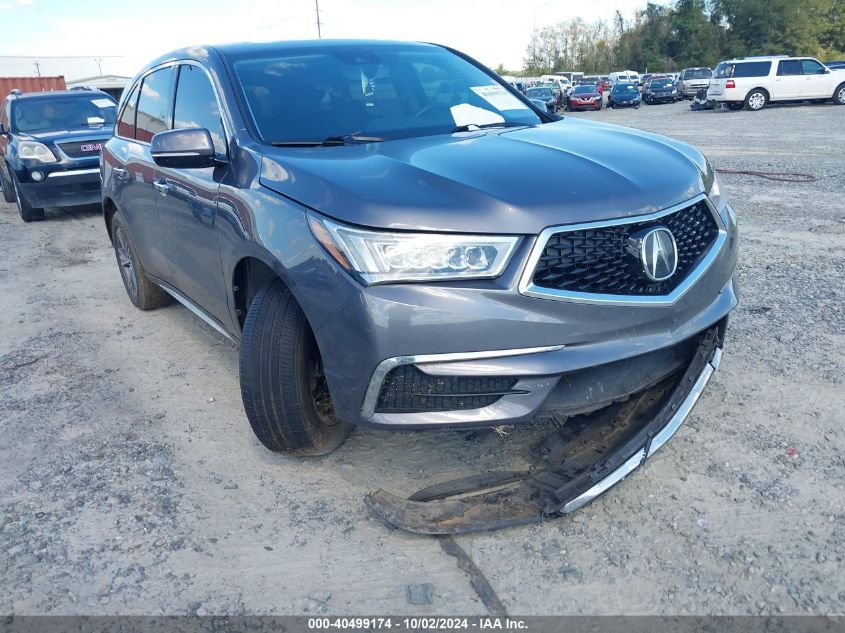 5J8YD3H31KL012832 2019 Acura Mdx Standard