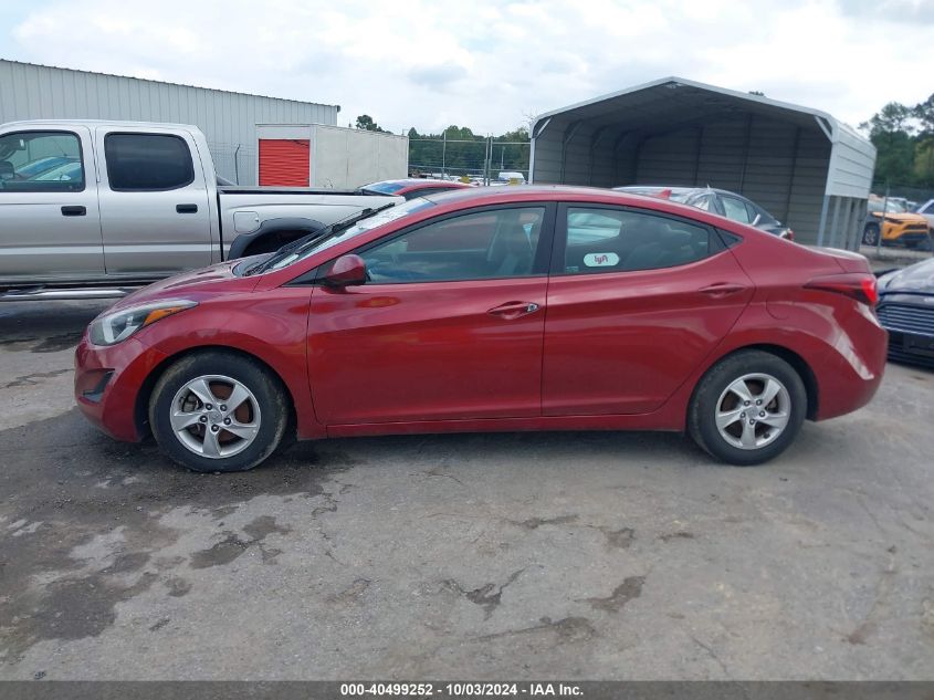 2015 Hyundai Elantra Se VIN: 5NPDH4AE9FH560333 Lot: 40499252