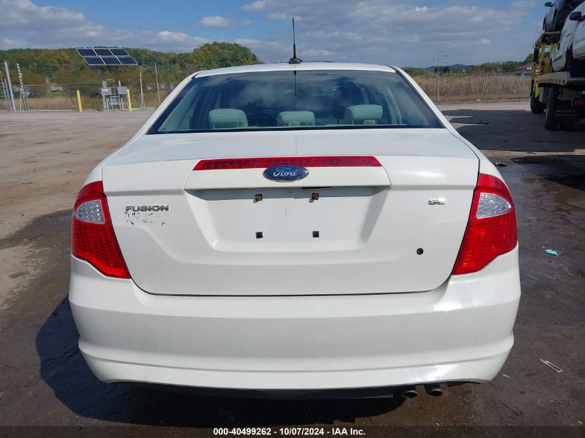 2010 Ford Fusion Se VIN: 3FAHP0HA0AR150483 Lot: 40499262