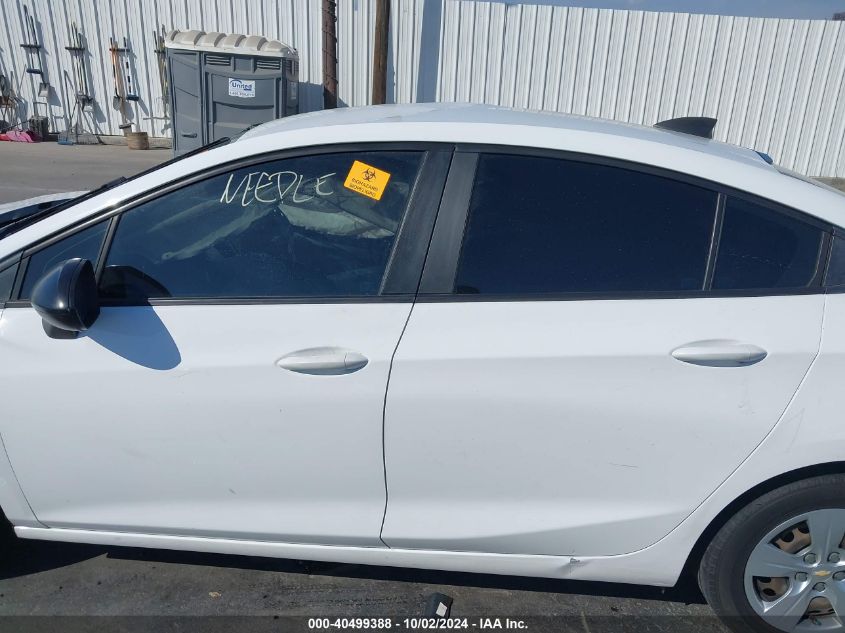 2017 Chevrolet Cruze Ls Auto VIN: 3G1BC5SM4HS563014 Lot: 40499388