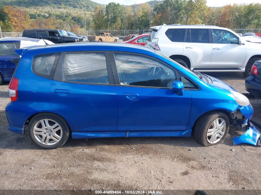 JHMGD38607S058863 2007 Honda Fit Sport