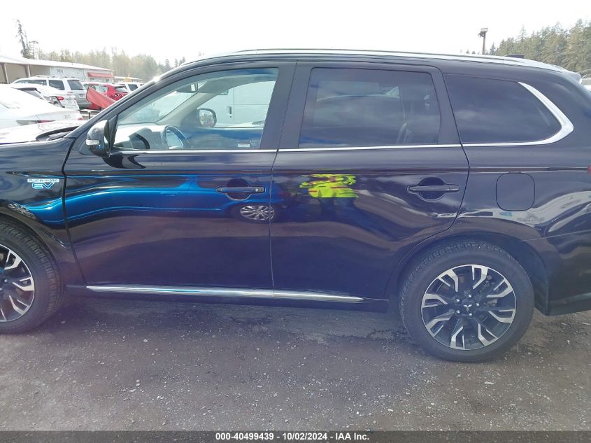 2018 Mitsubishi Outlander Phev Sel VIN: JA4J24A56JZ037027 Lot: 40499439