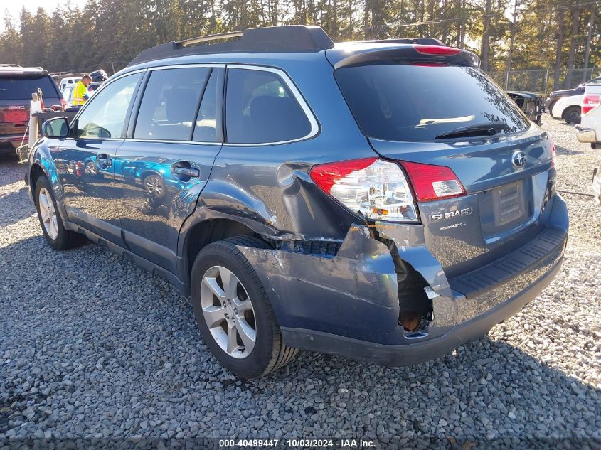 2013 Subaru Outback 2.5I Premium VIN: 4S4BRBGCXD3287745 Lot: 40499447