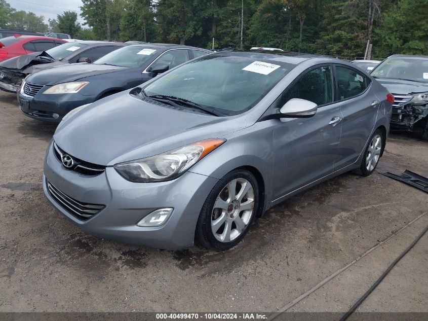 VIN KMHDH4AE4DU740673 2013 Hyundai Elantra, Limited no.2