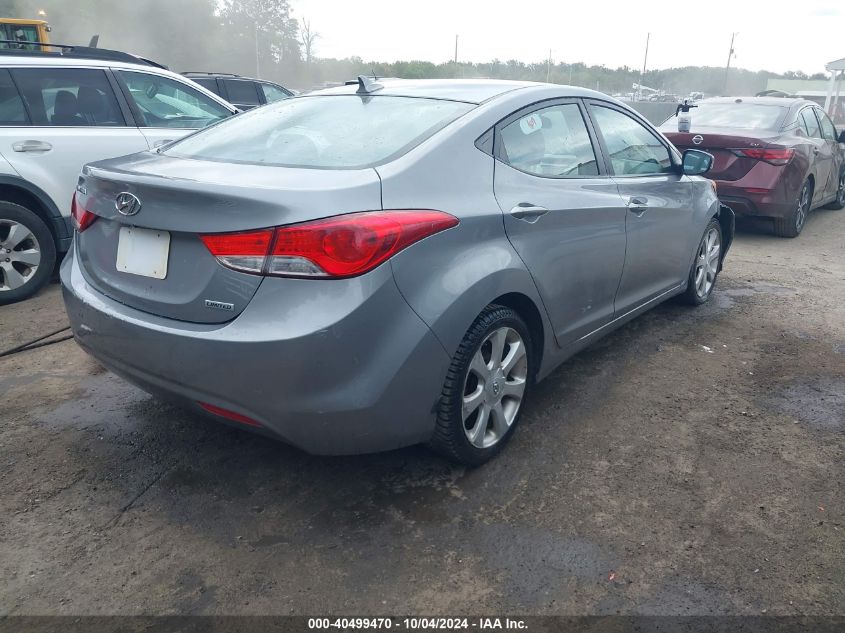 VIN KMHDH4AE4DU740673 2013 Hyundai Elantra, Limited no.4