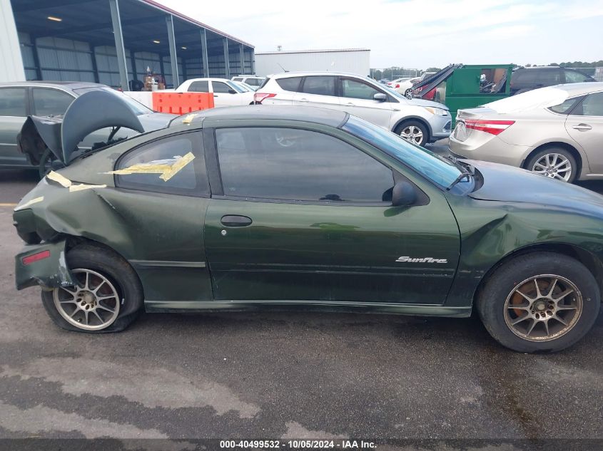 2000 Pontiac Sunfire Se VIN: 1G2JB1249Y7338749 Lot: 40499532