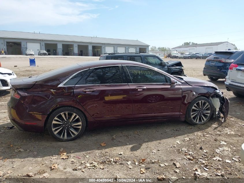 2017 Lincoln Mkz Reserve VIN: 3LN6L5E94HR645182 Lot: 40499542