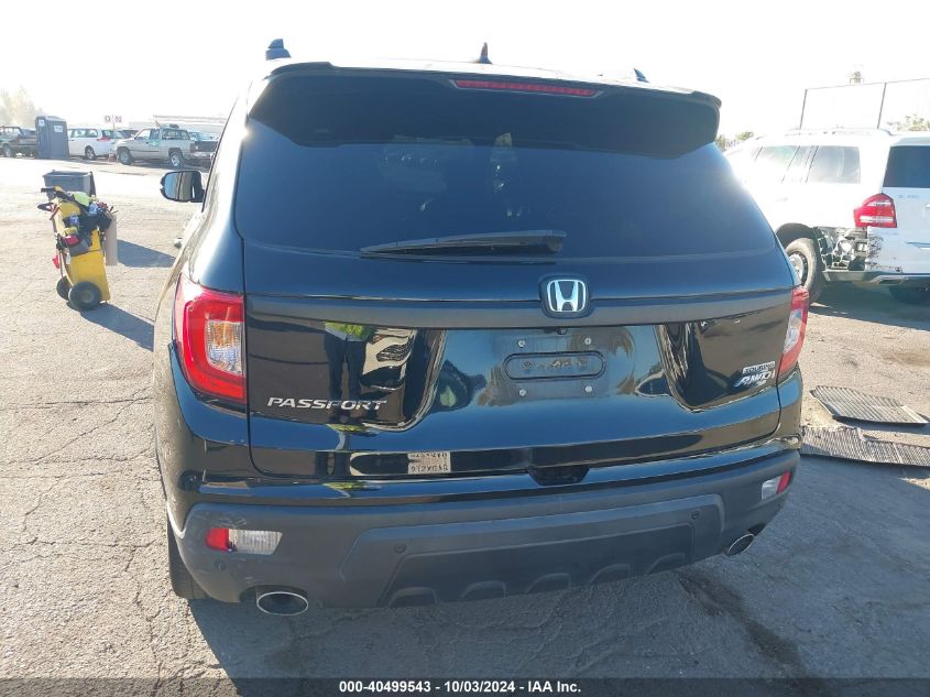 2020 Honda Passport Awd Touring VIN: 5FNYF8H95LB007938 Lot: 40499543