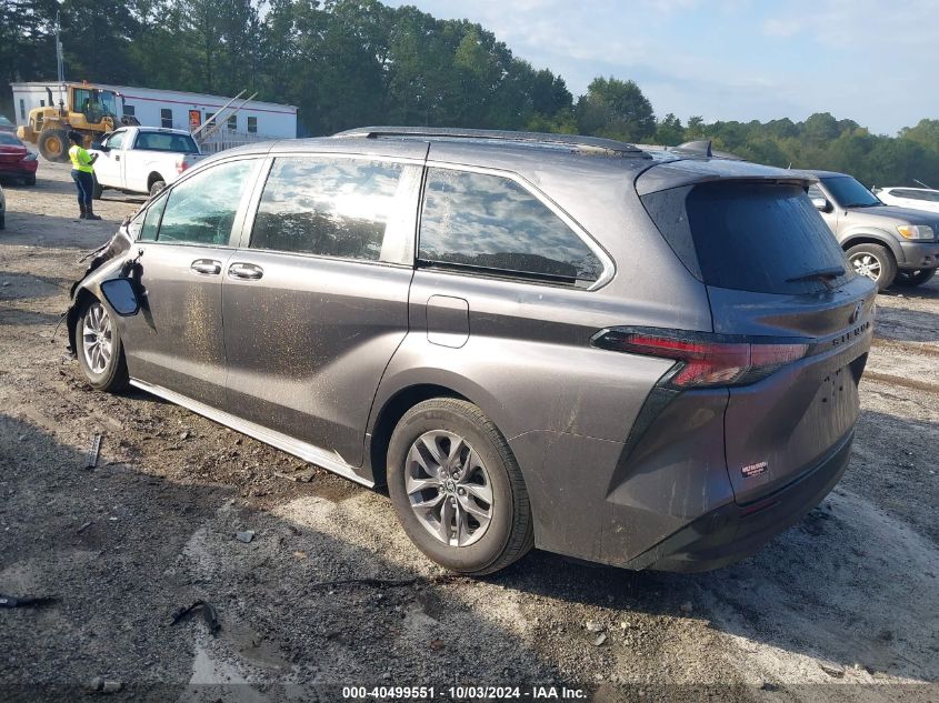 2024 Toyota Sienna Xle VIN: 5TDYRKEC2RS180471 Lot: 40499551