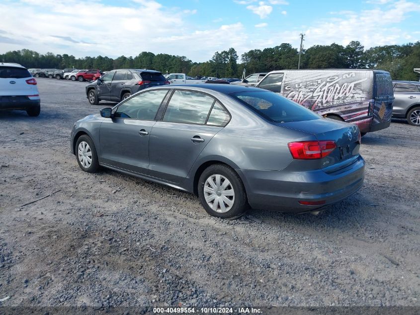 VIN 3VW1K7AJ6FM269248 2015 Volkswagen Jetta, 2.0L S no.3