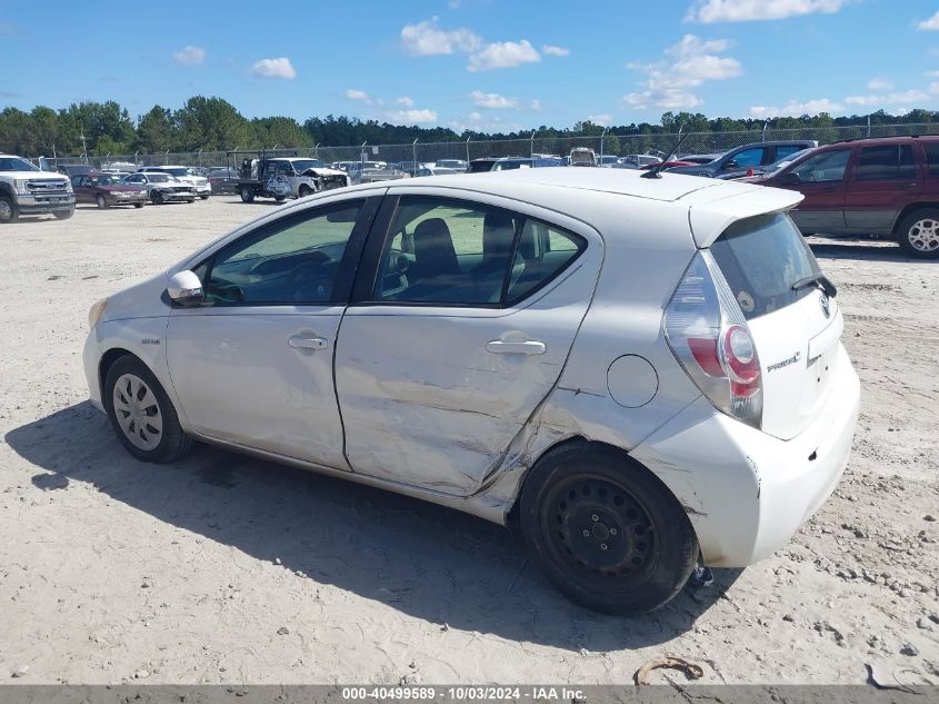 JTDKDTB30D1530345 2013 Toyota Prius C One