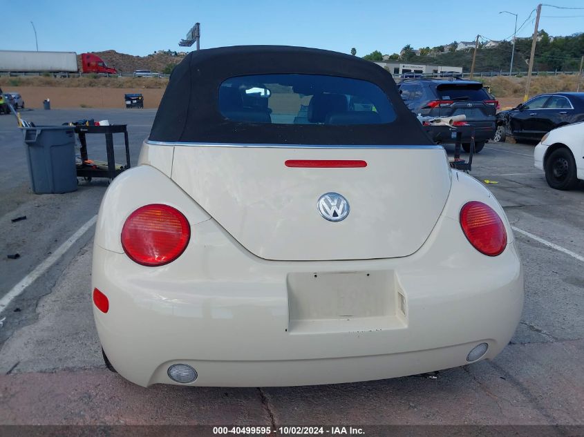 2004 Volkswagen New Beetle Gls VIN: 3VWCM21YX4M309153 Lot: 40499595