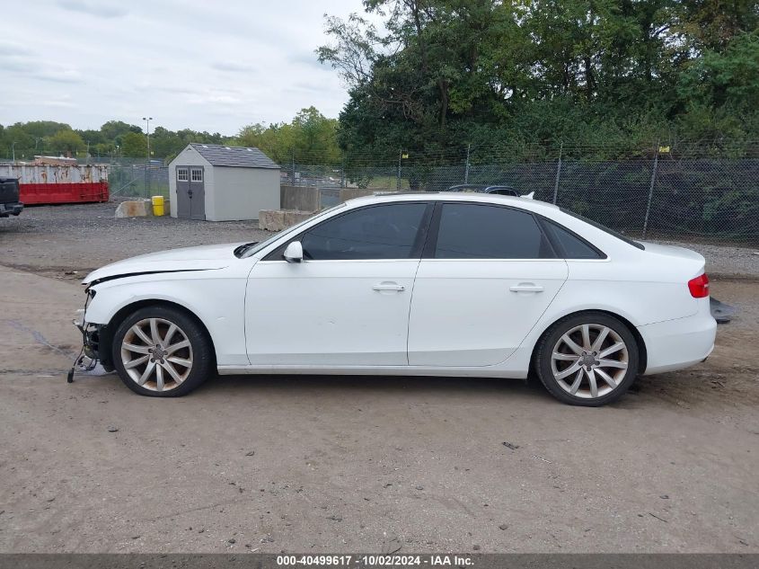 2013 Audi A4 2.0T Premium VIN: WAUFFAFL4DN023447 Lot: 40499617