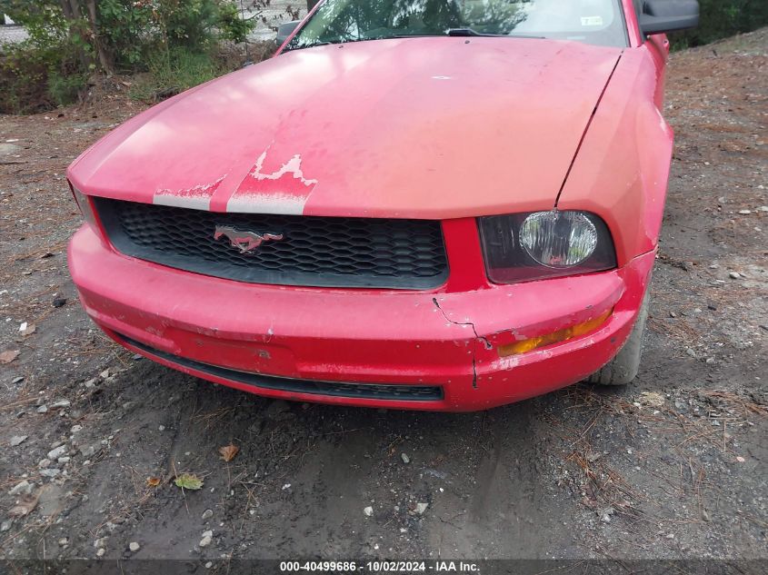 2005 Ford Mustang V6 Deluxe/V6 Premium VIN: 1ZVFT80N155156857 Lot: 40499686