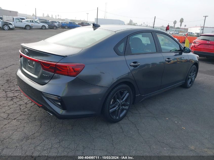 VIN 3KPF34AD6ME393249 2021 KIA FORTE GT-LINE