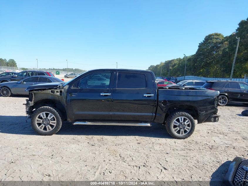 2018 Toyota Tundra Platinum 5.7L V8 VIN: 5TFAW5F13JX774770 Lot: 40499718