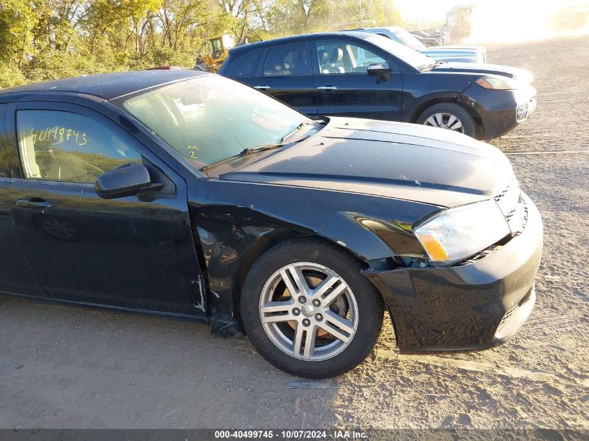 2012 Dodge Avenger Sxt VIN: 1C3CDZCB1CN221881 Lot: 40499745