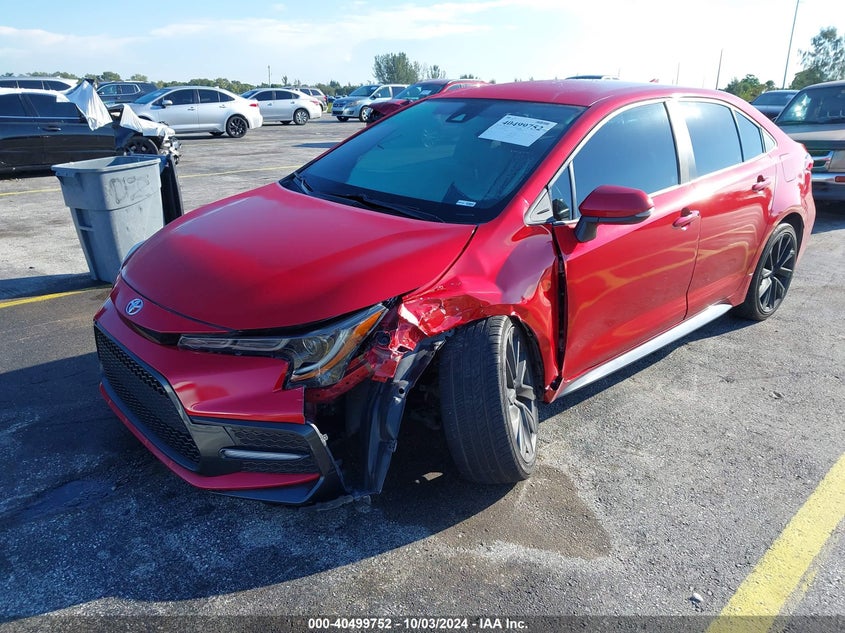 VIN 5YFS4MCE2MP096737 2021 TOYOTA COROLLA SE/NIGHT SHADE