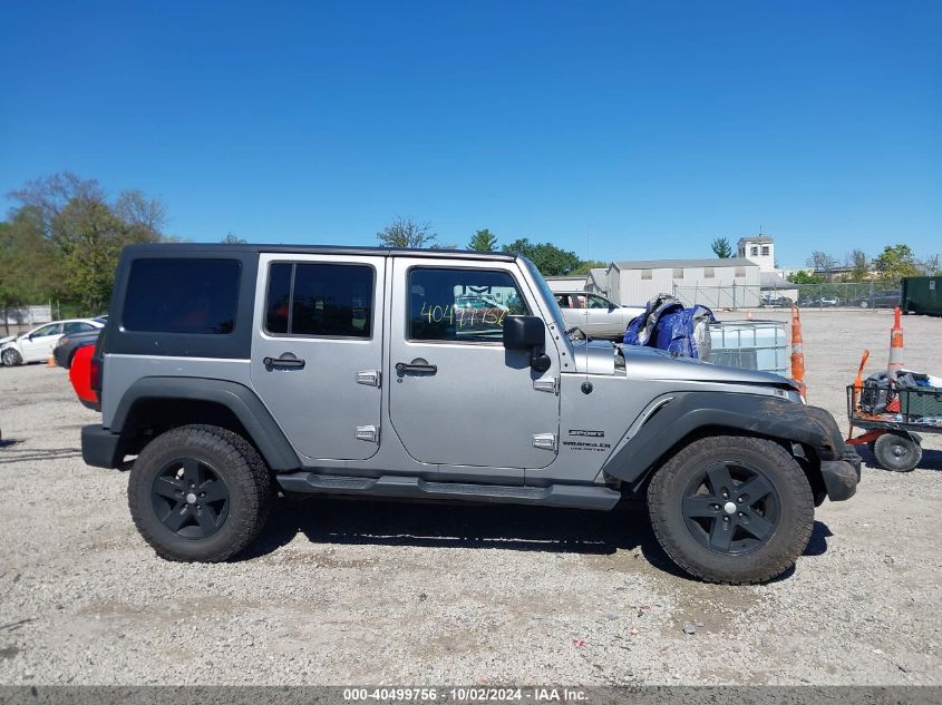 2014 Jeep Wrangler Unlimited Sport VIN: 1C4BJWDGXEL101343 Lot: 40499756