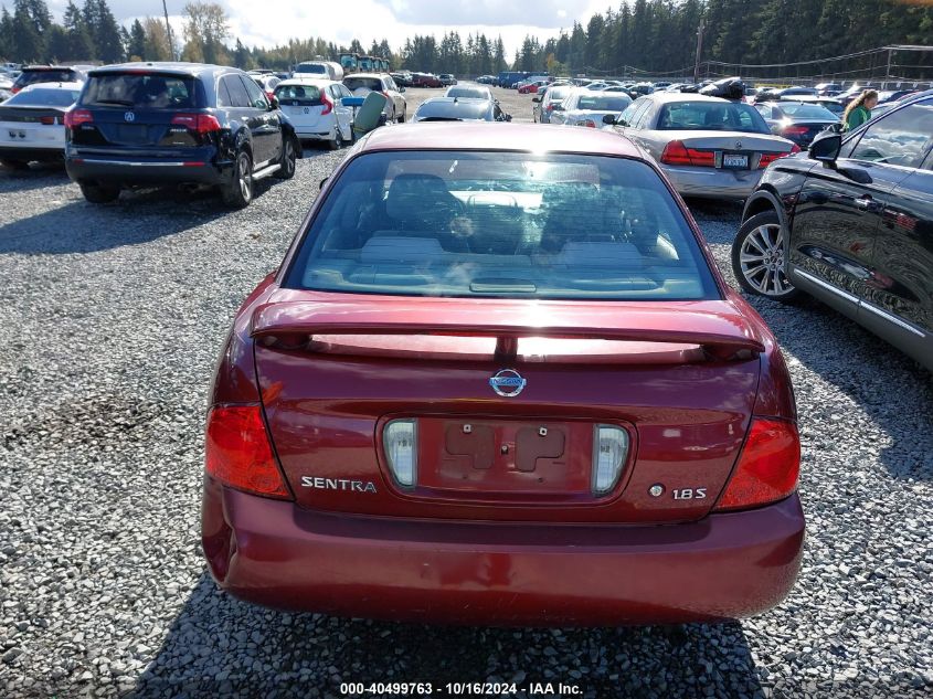 2004 Nissan Sentra 1.8S VIN: 3N1CB51D14L853461 Lot: 40499763