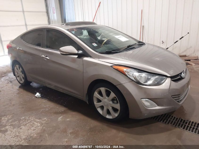 2013 Hyundai Elantra Limited VIN: 5NPDH4AE8DH191283 Lot: 40499787