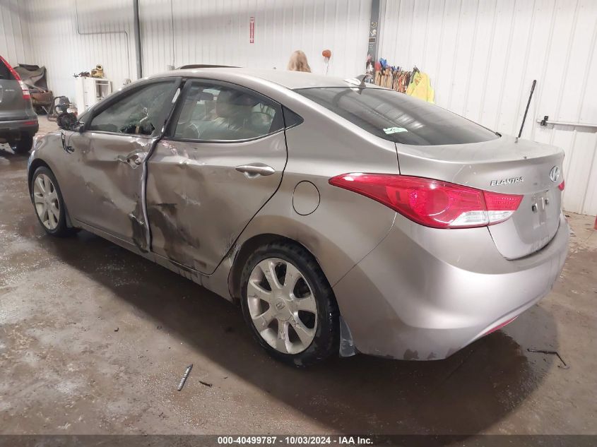 2013 Hyundai Elantra Limited VIN: 5NPDH4AE8DH191283 Lot: 40499787