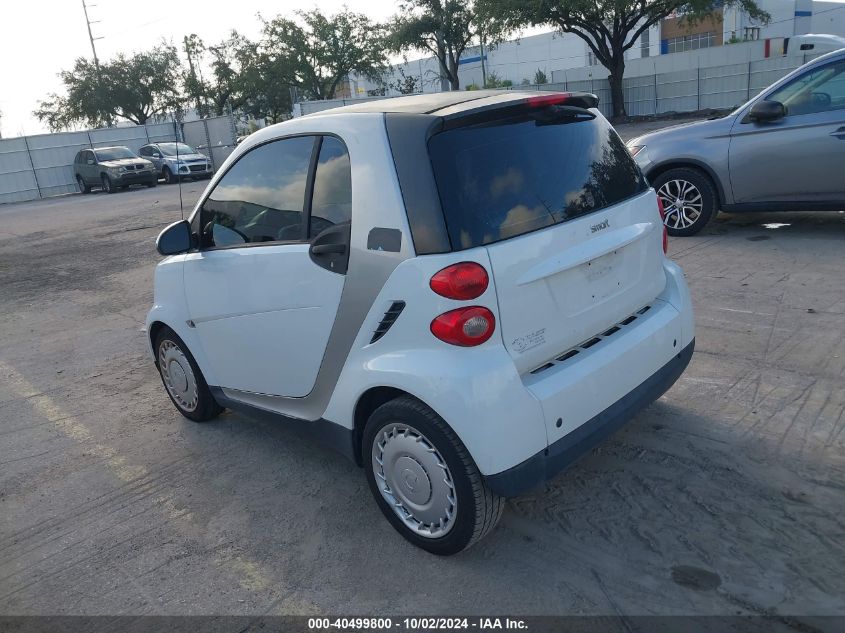 2012 Smart Fortwo Passion/Pure VIN: WMEEJ3BA7CK577032 Lot: 40499800