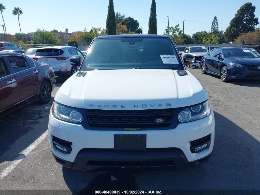 2015 Land Rover Range Rover Sport 3.0L V6 Supercharged Hse VIN: SALWR2VF8FA519575 Lot: 40499839