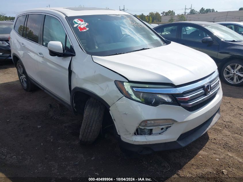 5FNYF6H50HB008813 2017 Honda Pilot Ex-L