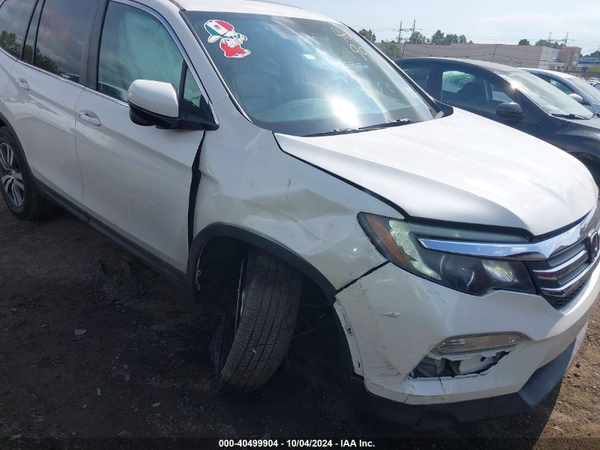 5FNYF6H50HB008813 2017 Honda Pilot Ex-L