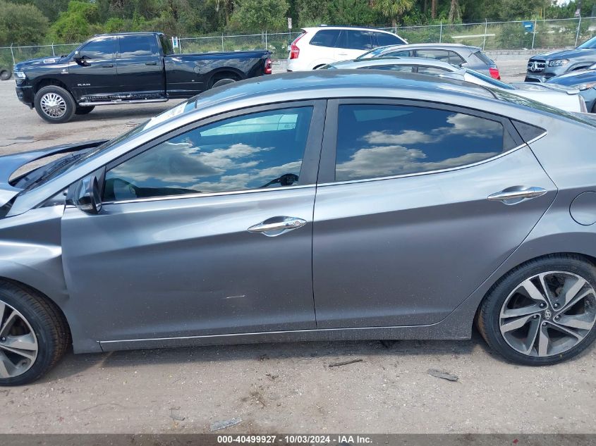 2016 Hyundai Elantra Limited VIN: KMHDH4AE3GU602370 Lot: 40499927