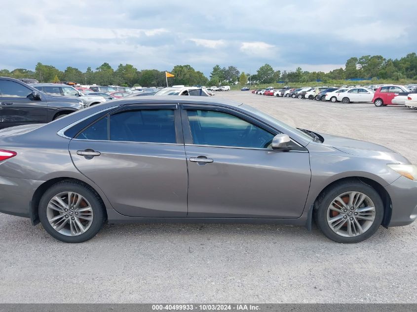 2016 Toyota Camry Se VIN: 4T1BF1FK1GU132799 Lot: 40499933